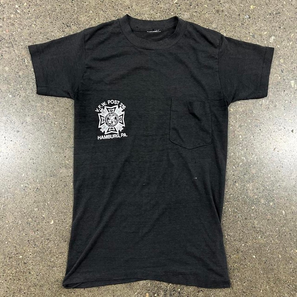 Vintage 70s Paper Thin Figherfigher T-Shirt (Size Small/Medium) Faded